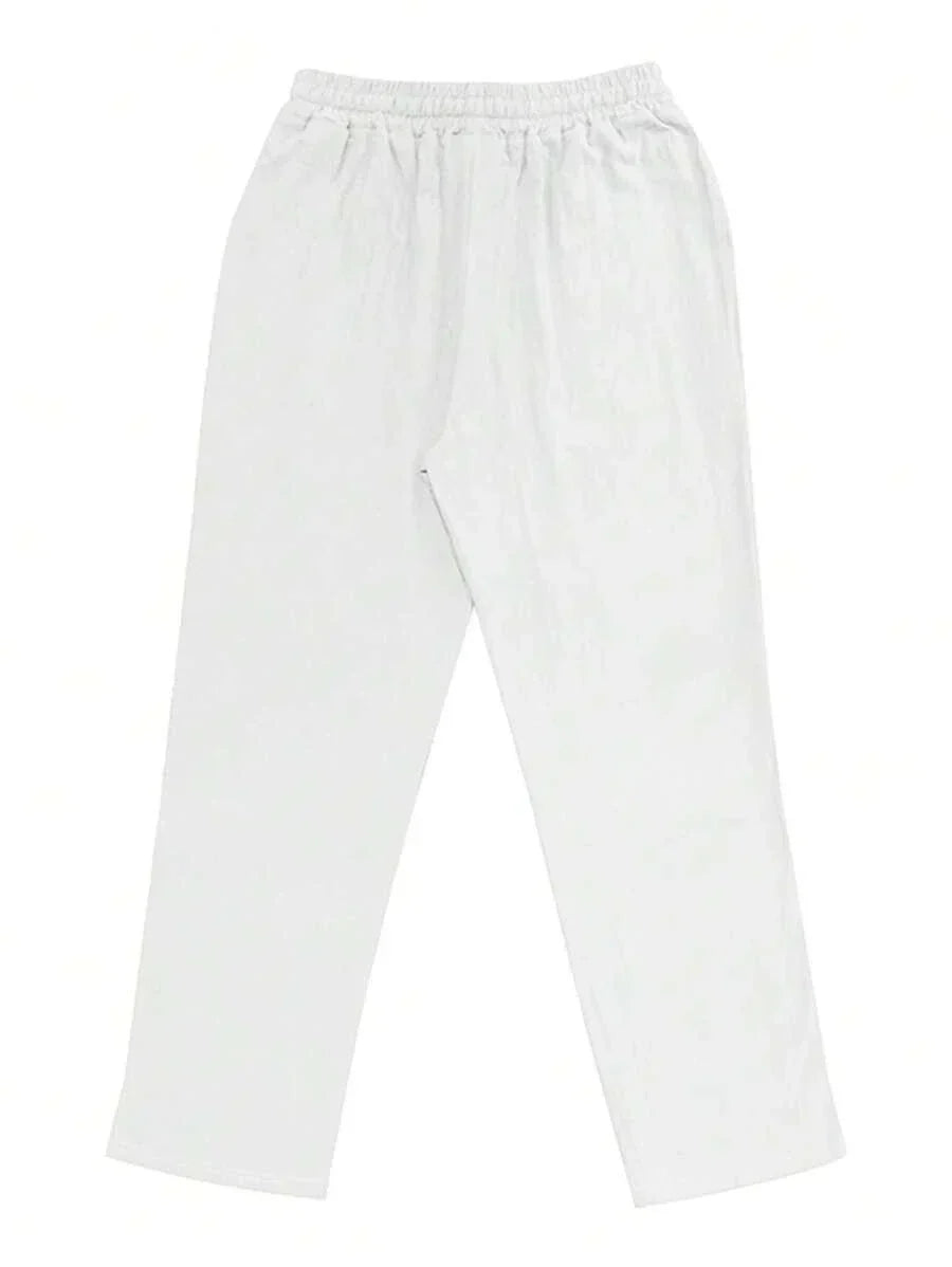 DELACROIX | PANTALON LÉGER EN LIN AVEC CORDON