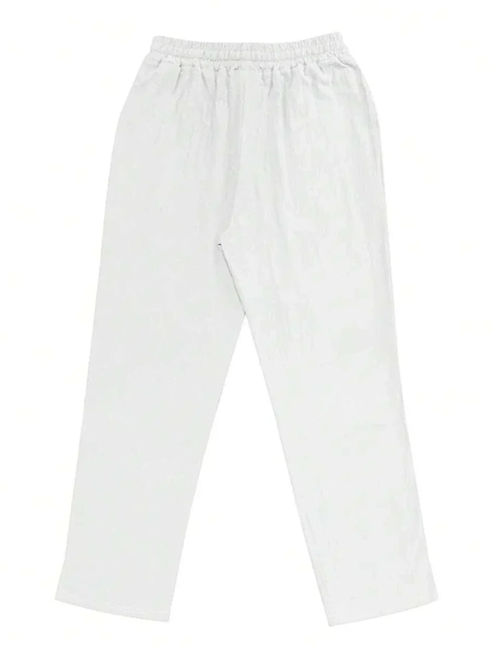 DELACROIX | PANTALON LÉGER EN LIN AVEC CORDON