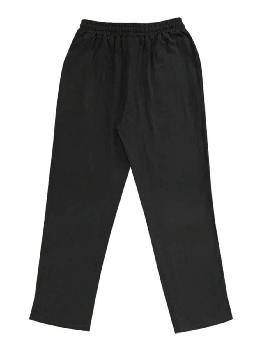 DELACROIX | PANTALON LÉGER EN LIN AVEC CORDON