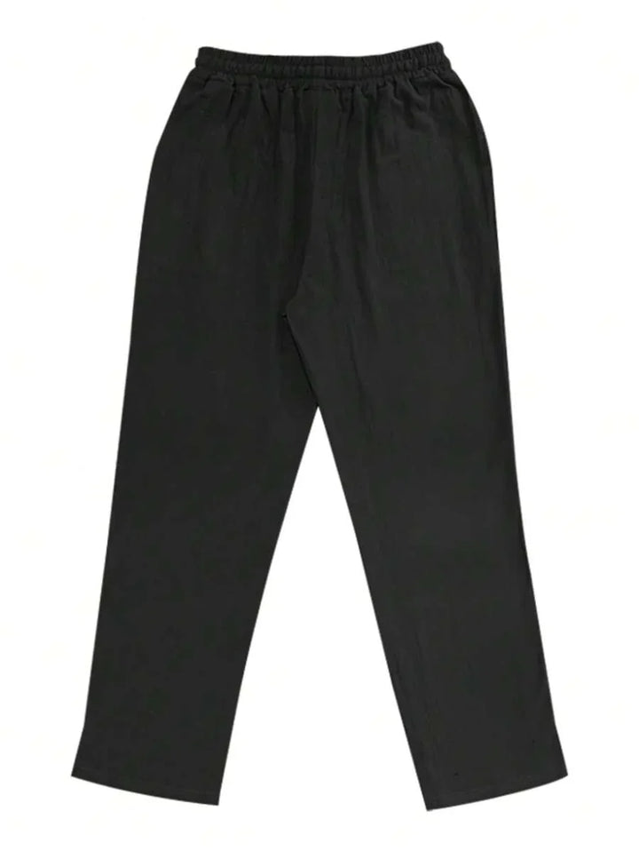 DELACROIX | PANTALON LÉGER EN LIN AVEC CORDON