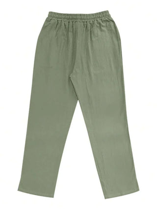 DELACROIX | PANTALON LÉGER EN LIN AVEC CORDON