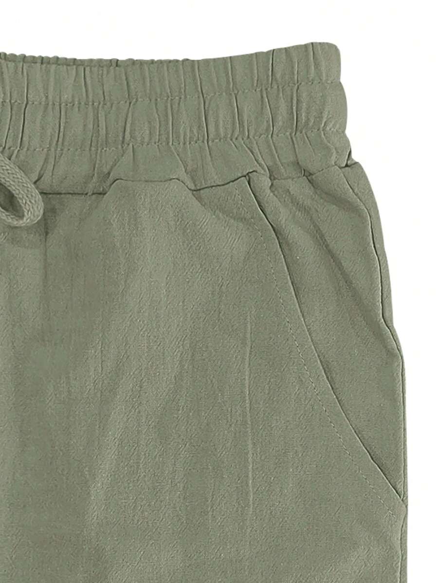 DELACROIX | PANTALON LÉGER EN LIN AVEC CORDON