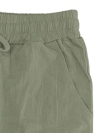DELACROIX | PANTALON LÉGER EN LIN AVEC CORDON