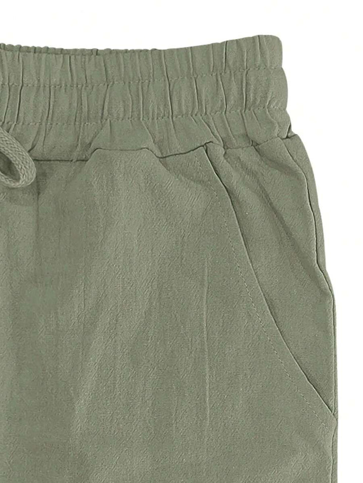 DELACROIX | PANTALON LÉGER EN LIN AVEC CORDON