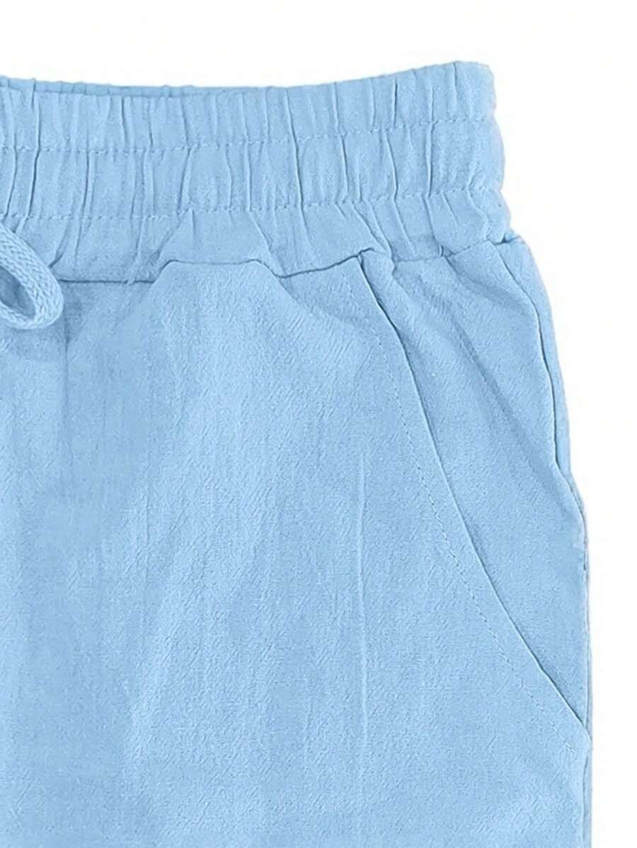DELACROIX | PANTALON LÉGER EN LIN AVEC CORDON