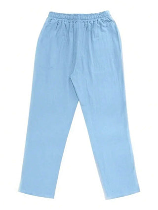 DELACROIX | PANTALON LÉGER EN LIN AVEC CORDON