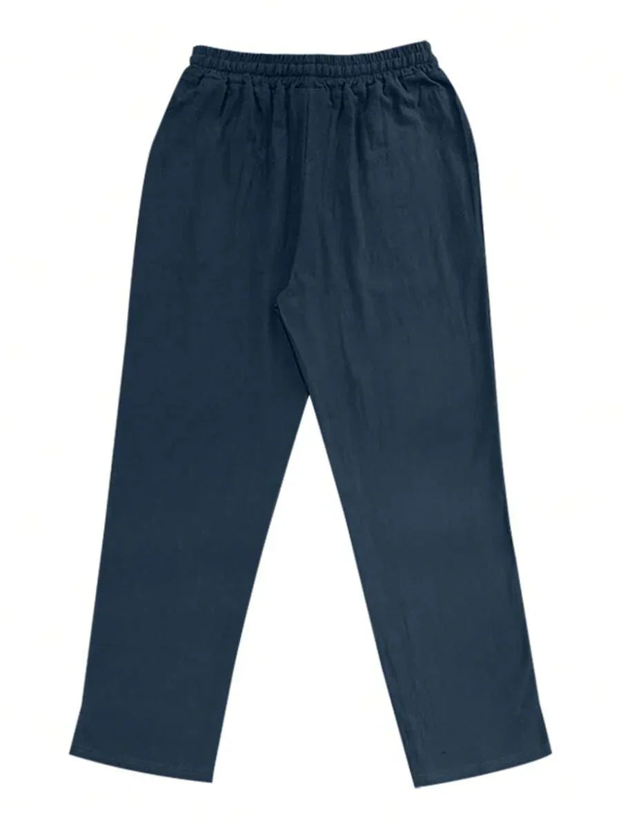 DELACROIX | PANTALON LÉGER EN LIN AVEC CORDON