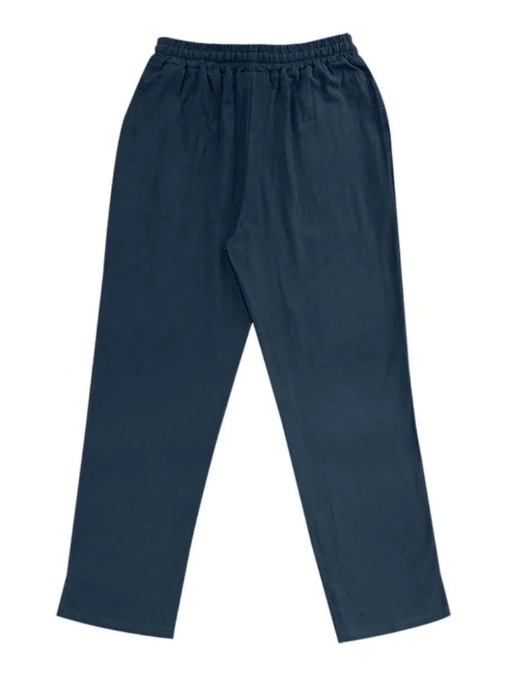 DELACROIX | PANTALON LÉGER EN LIN AVEC CORDON