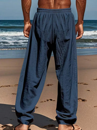 DELACROIX | PANTALON LÉGER EN LIN AVEC CORDON