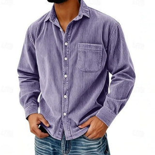 VALLURE | CHEMISE BOUTONNÉE EN VELOURS CÔTELÉ
