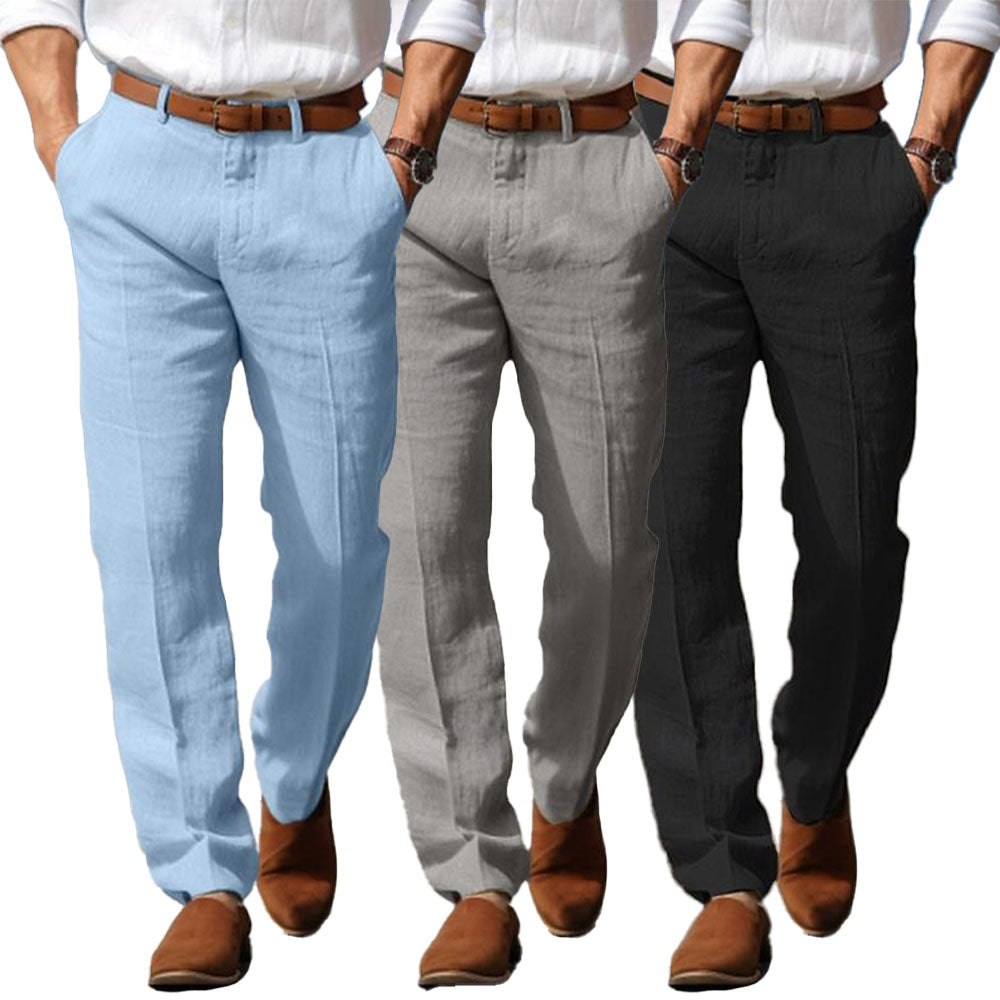 DELACROIX | PANTALON HOMME LUXE EN LIN PREMIUM
