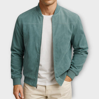 DELACROIX | VESTE BOMBER EN CUIR SUEDE HOMME