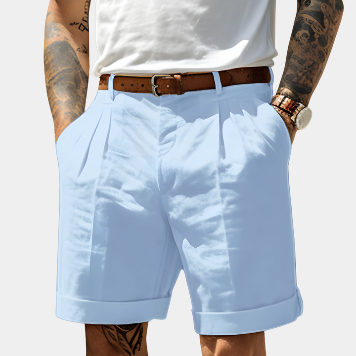 DELACROIX | BERMUDAS ÉLÉGANTS EN COTON RESPIRANT