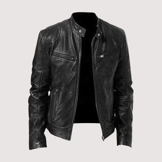 DELACROIX | VESTE EN CUIR HAUT DE GAMME ÉLÉGANTE POUR HOMME