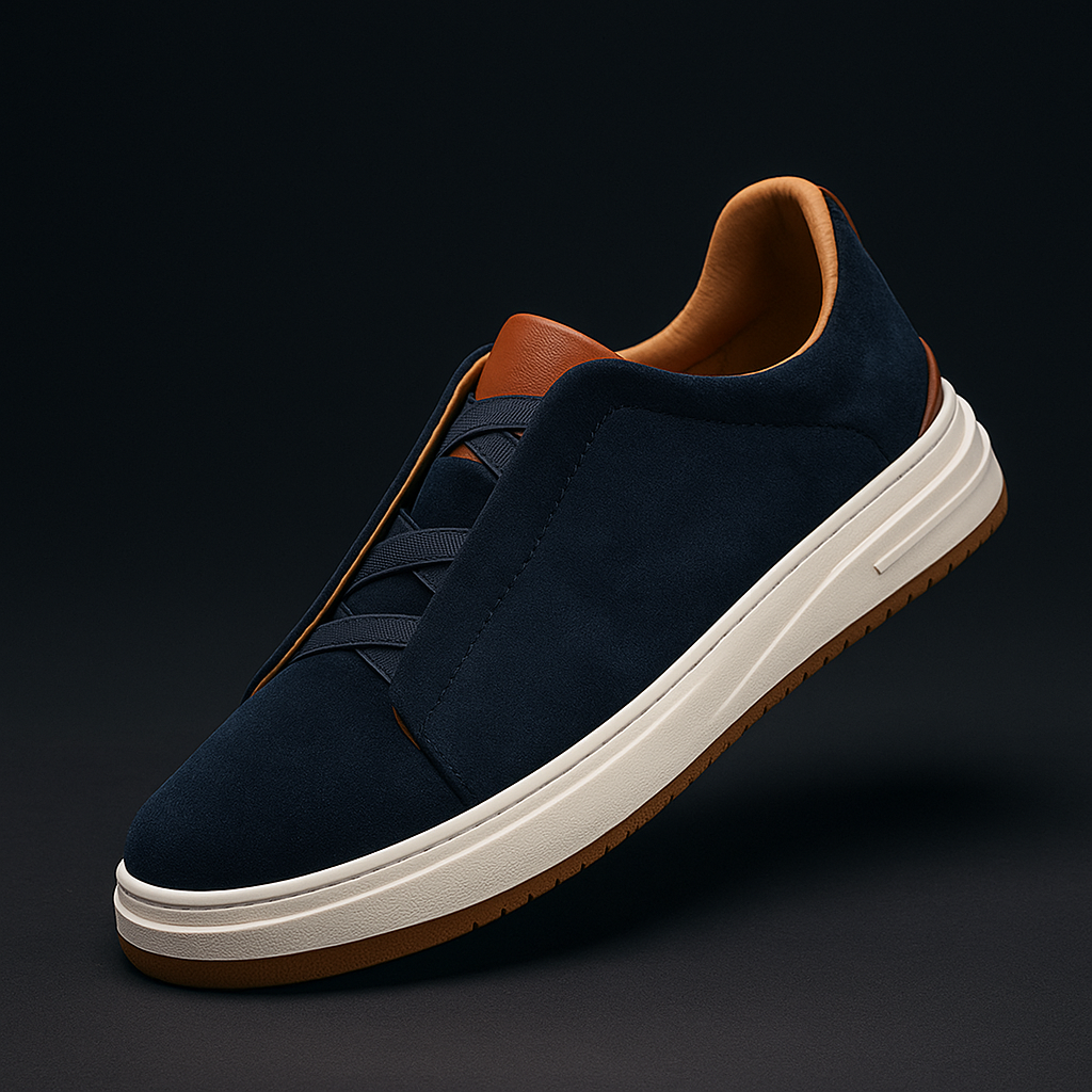 DELACROIX | CHAUSSURES SANS LACETS EN DAIM POUR HOMME