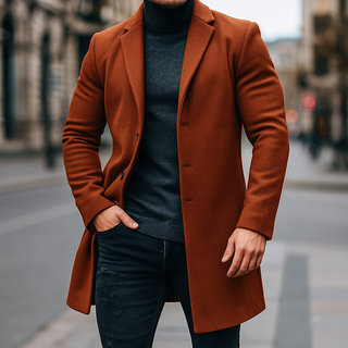 DELACROIX | TRENCH EN LAINE POUR HOMMES
