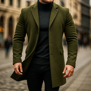 DELACROIX | TRENCH EN LAINE POUR HOMMES