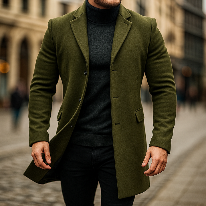 DELACROIX | TRENCH EN LAINE POUR HOMMES