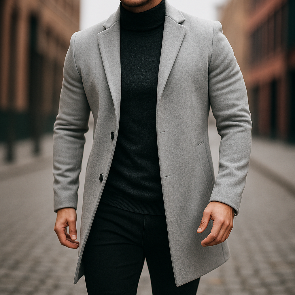 DELACROIX | TRENCH EN LAINE POUR HOMMES