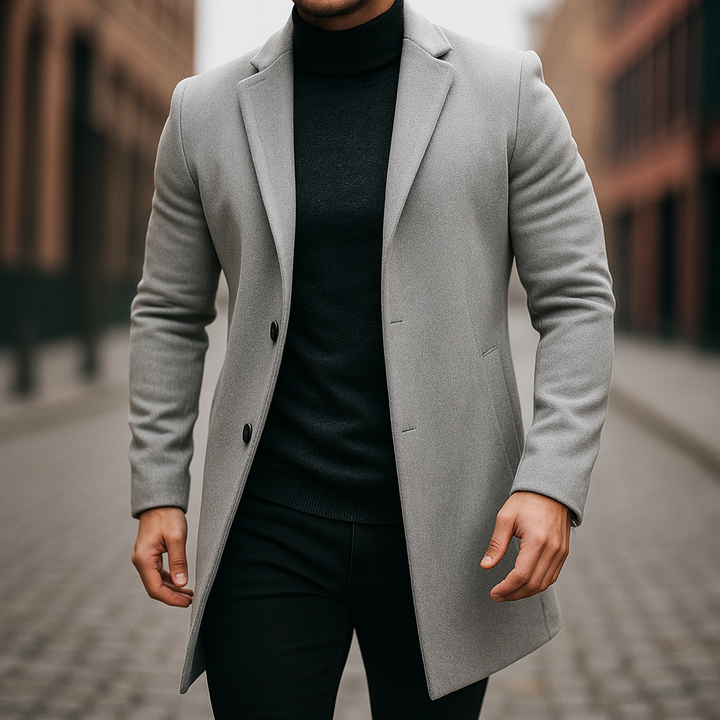 DELACROIX | TRENCH EN LAINE POUR HOMMES