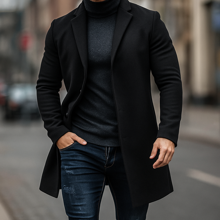 DELACROIX | TRENCH EN LAINE POUR HOMMES