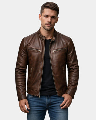 Bastien | Veste vintage effet cuir