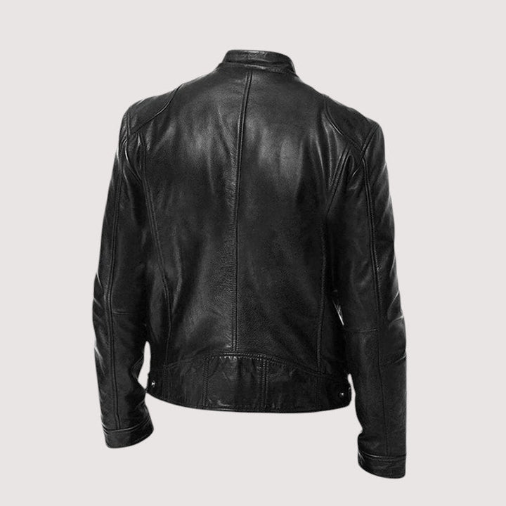 DELACROIX | VESTE EN CUIR HAUT DE GAMME ÉLÉGANTE POUR HOMME