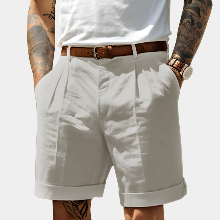 DELACROIX | BERMUDAS ÉLÉGANTS EN COTON RESPIRANT