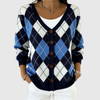 Azélie | Cardigan Motif Losanges