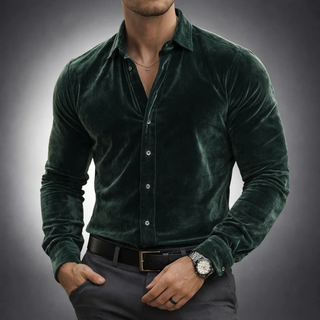 VALLURE | CHEMISE EN VELOURS POUR HOMME