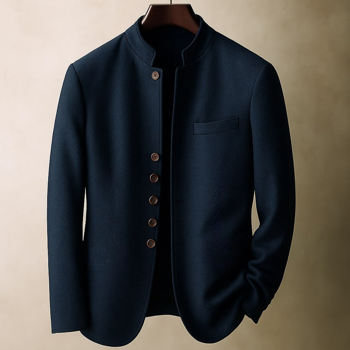DELACROIX | VESTE EN LAINE AVEC COL DROIT