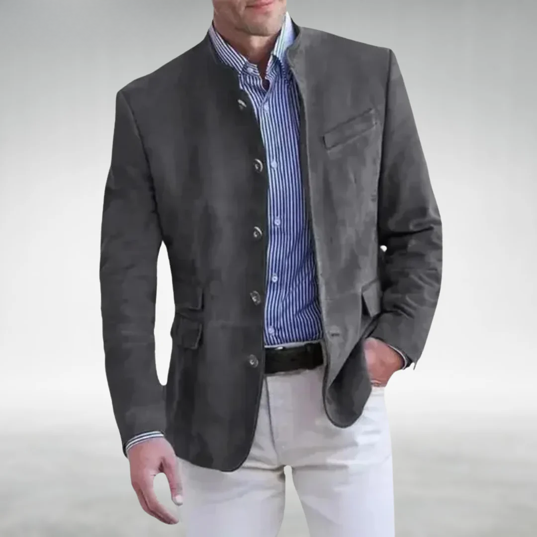 DELACROIX | VESTE EN CUIR SUEDE