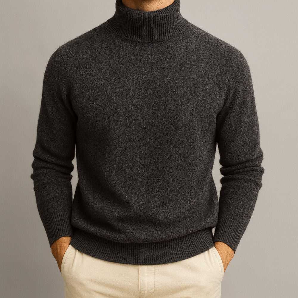 DELACROIX | PULL À COL MONTANT POUR HOMME
