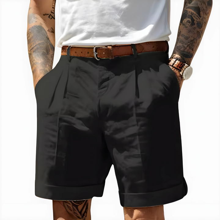 DELACROIX | BERMUDAS ÉLÉGANTS EN COTON RESPIRANT