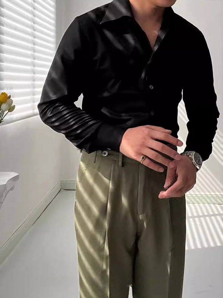 VALLURE | CHEMISE ATHLÉTIQUE ITALIENNE POUR HOMME EN BAMBOU
