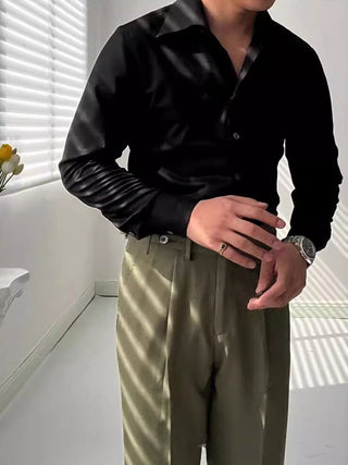 VALLURE | CHEMISE ATHLÉTIQUE ITALIENNE POUR HOMME EN BAMBOU