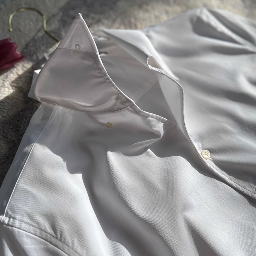 VALLURE | CHEMISE ATHLÉTIQUE ITALIENNE POUR HOMME EN BAMBOU
