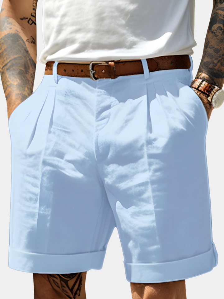 DELACROIX | BERMUDAS ÉLÉGANTS EN COTON RESPIRANT