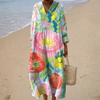 Robe d’Été Imprimée Flatteuse