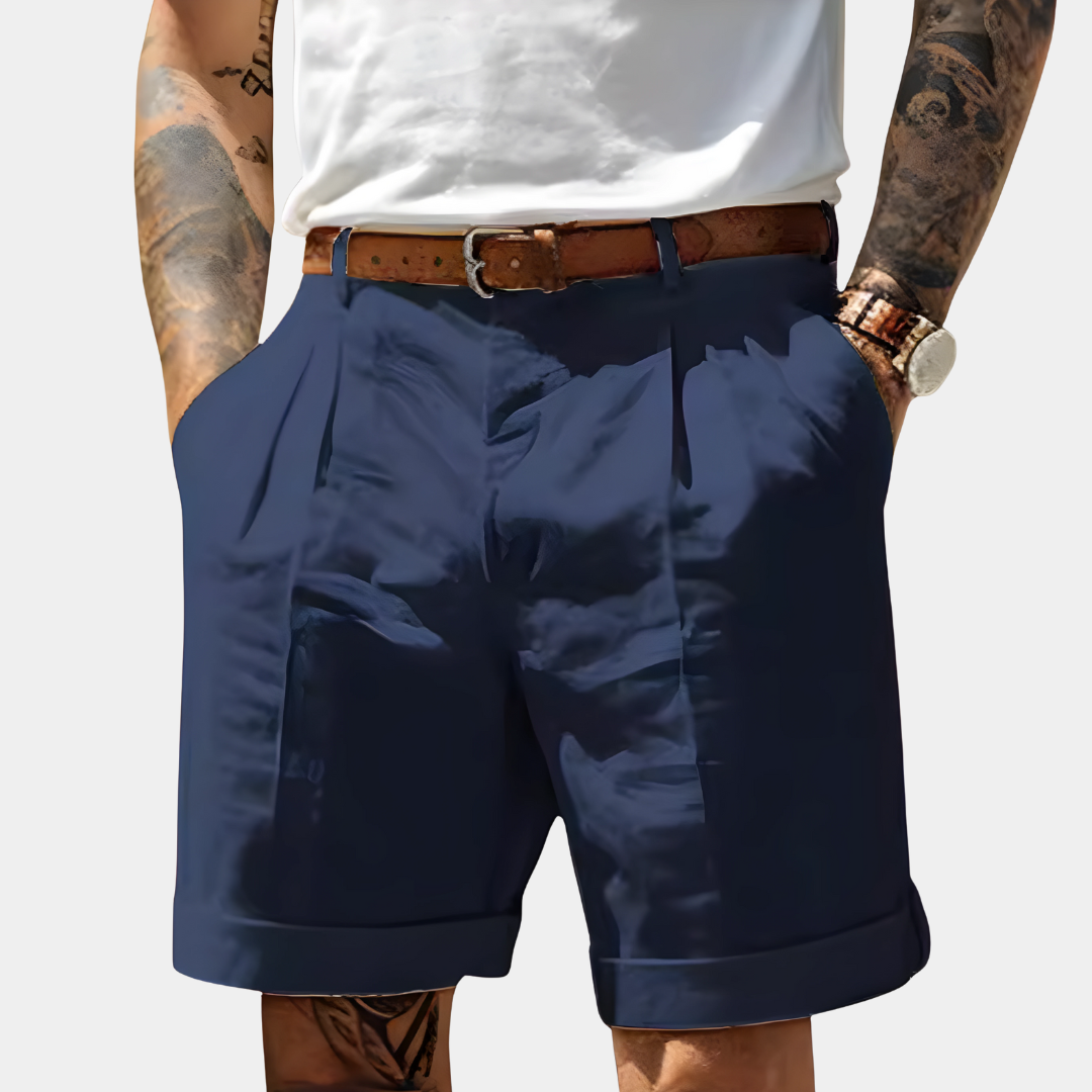 DELACROIX | BERMUDAS ÉLÉGANTS EN COTON RESPIRANT