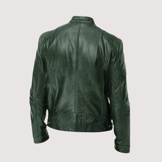 DELACROIX | VESTE EN CUIR HAUT DE GAMME ÉLÉGANTE POUR HOMME