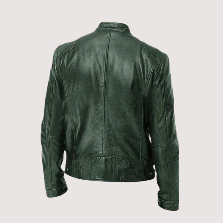 DELACROIX | VESTE EN CUIR HAUT DE GAMME ÉLÉGANTE POUR HOMME