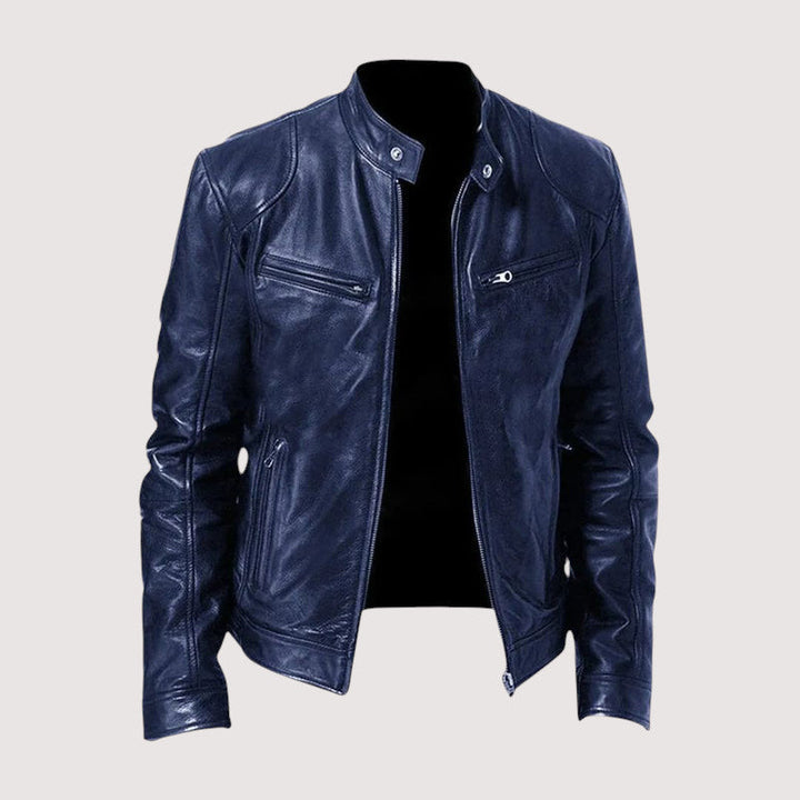 DELACROIX | VESTE EN CUIR HAUT DE GAMME ÉLÉGANTE POUR HOMME