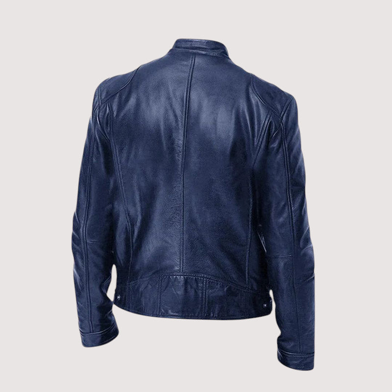 DELACROIX | VESTE EN CUIR HAUT DE GAMME ÉLÉGANTE POUR HOMME