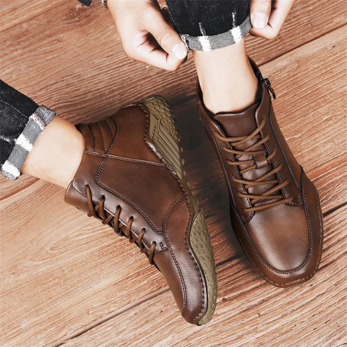 DELACROIX | BOTTES EN CUIR ROBUSTES POUR HOMMES