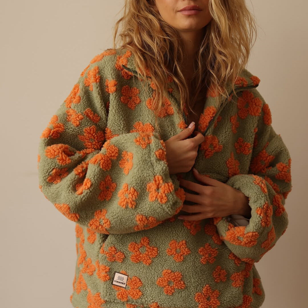 Daisy  | Veste en teddy douillette