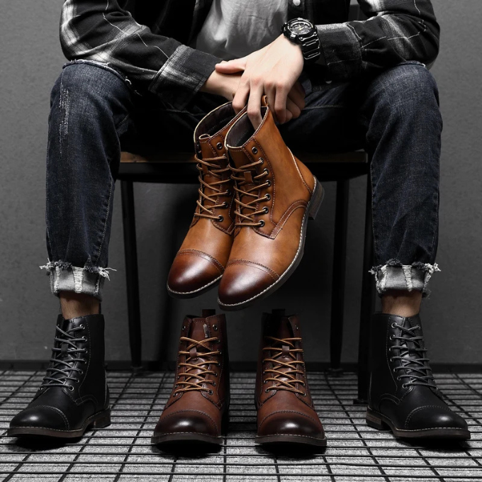 DELACROIX | BOTTES DE VILLE BRUNIES POUR HOMME