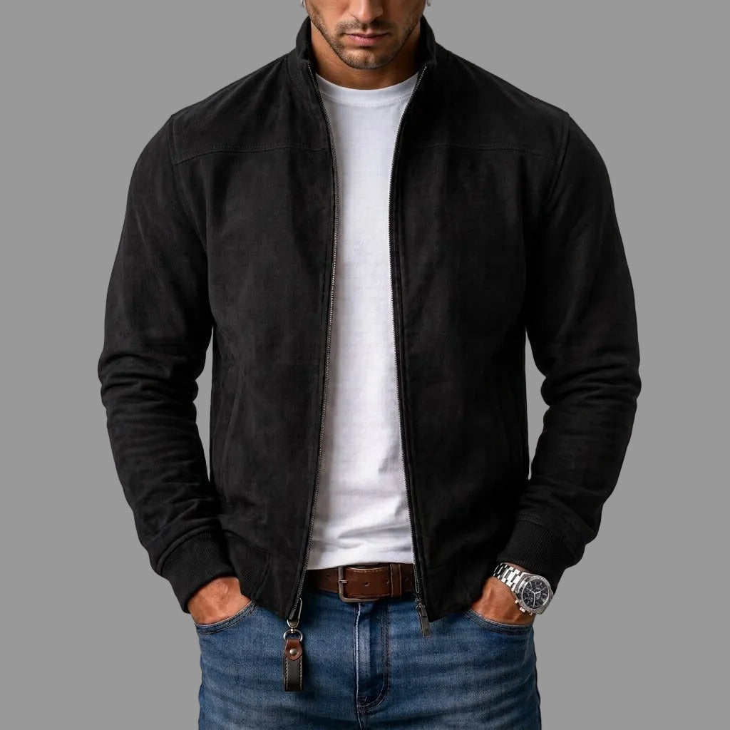 Leo | Blouson bomber en daim