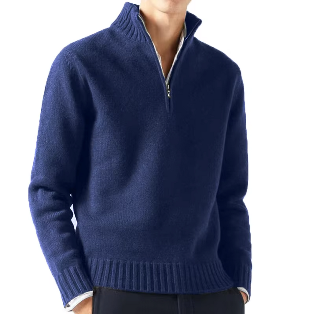 DELACROIX | DOLCEVITA EN LAINE AVEC ZIP POUR HOMME