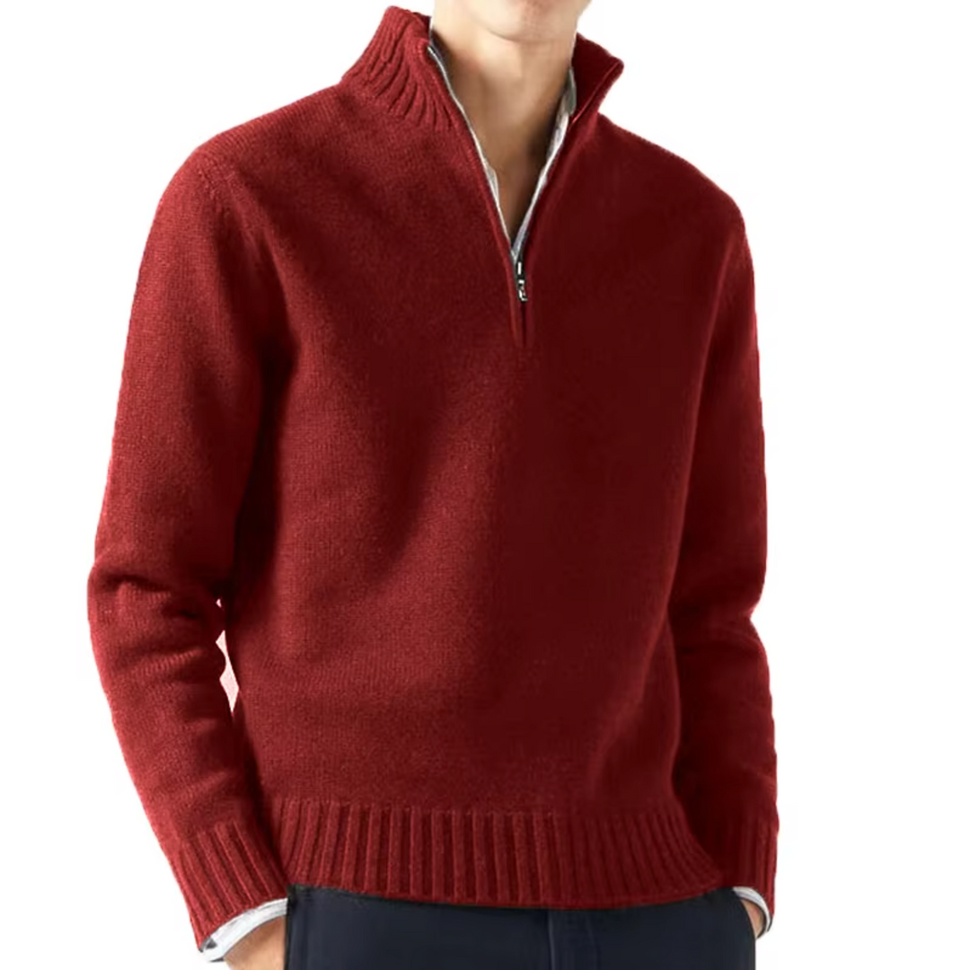 DELACROIX | DOLCEVITA EN LAINE AVEC ZIP POUR HOMME